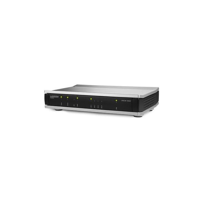 LANCOM 1800EF SD-WAN Gateway 4x GigE/1x SFP - Negro, Plata - Enrutamiento BGP4, OSPFv2, RIP-2, VRRP - Soporte VLAN (4096) 1