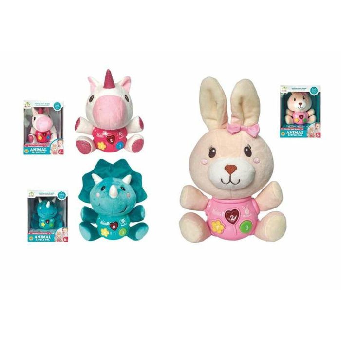 Peluche actividades animales unicornio, dinosaurio y conejo, 17cm - modelos surtidos Peluche actividades animales unicornio, dinosaurio y conejo, 17cm - modelos surtidos