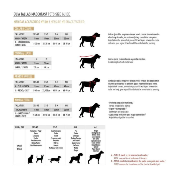 Arnés para perros XS/s barbie t2XS:XS/s Arnés para perros XS/s barbie t2XS:XS/s