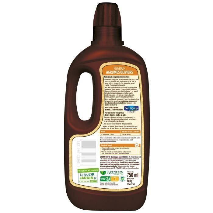 Abono líquido cítricos olivos medit.750ml / nc 1