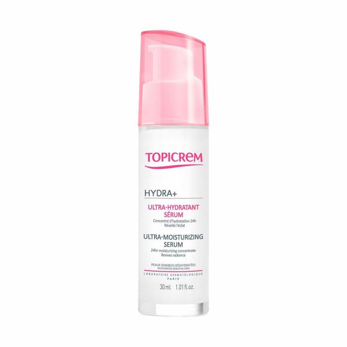 Topicrem HYDRA+ Sérum Ultra-Hidratante Facial para Piel Deshidratada y Sensible, Rehidratante, Iluminador, 30 ml Topicrem HYDRA+ Sérum Ultra-Hidratante Facial para Piel Deshidratada y Sensible, Rehidratante, Iluminador, 30 ml