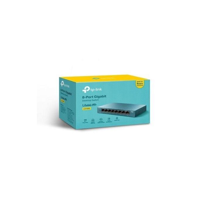 Switch TP-Link LS108G Gigabit Ethernet 3 Switch TP-Link LS108G Gigabit Ethernet 3