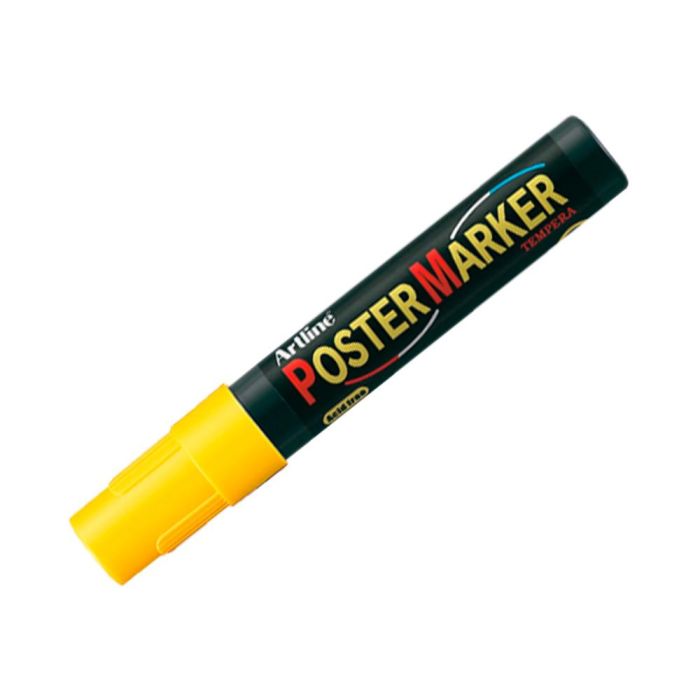 Rotulador Artline Poster Marker Epp-4-Ama Flu Punta Redonda 2 mm Color Amarillo Fluor 2