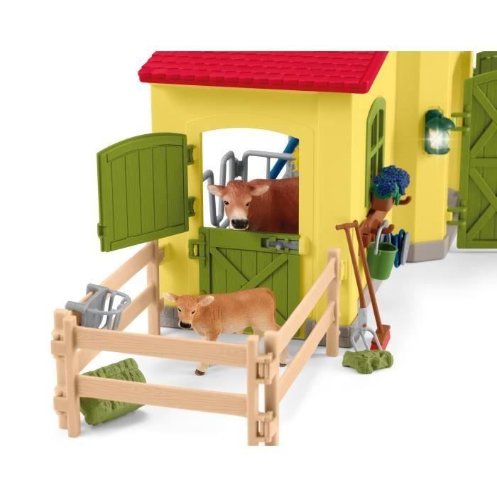 Schleich 42605 Granja Educativa - Set de Juego con Figuras y Accesorios de la Gama Farm World 3