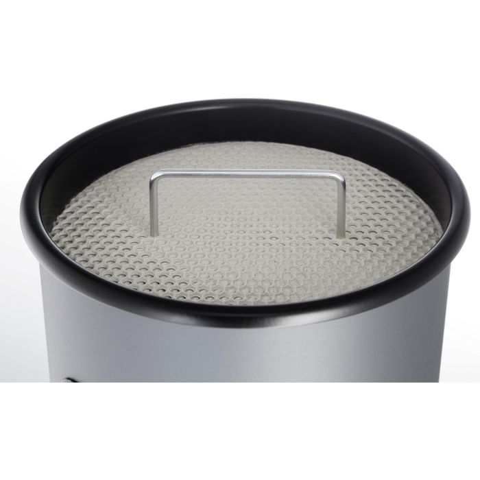 DURABLE Papierkorb Metall mit Ascher rund silber 2 DURABLE Papierkorb Metall mit Ascher rund silber 2