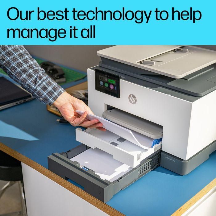 HP OfficeJet Pro 9130b Impresora Multifunción Inyección Tinta Térmica Color A4, Wifi, Dúplex (impresión/escaneo), ADF, 25ppm, Pantalla Táctil 6