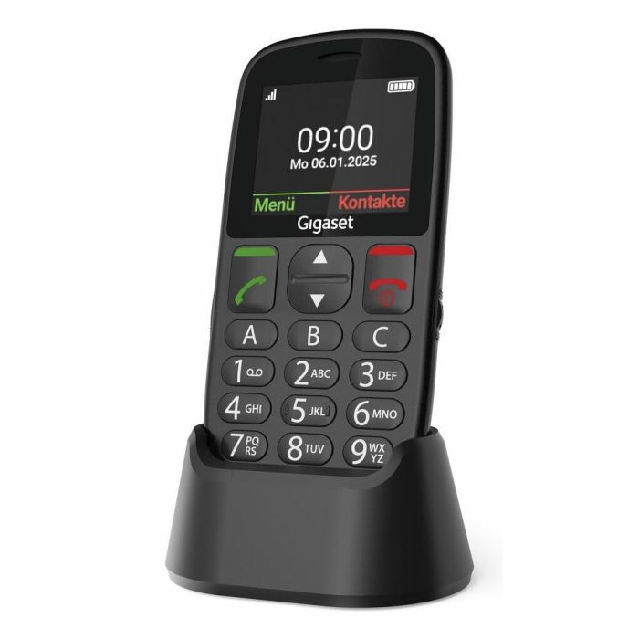Gigaset GL395 Teléfono móvil para personas mayores Dual SIM Negro - Pantalla 2.2", Resistente al polvo y salpicaduras IP44 7