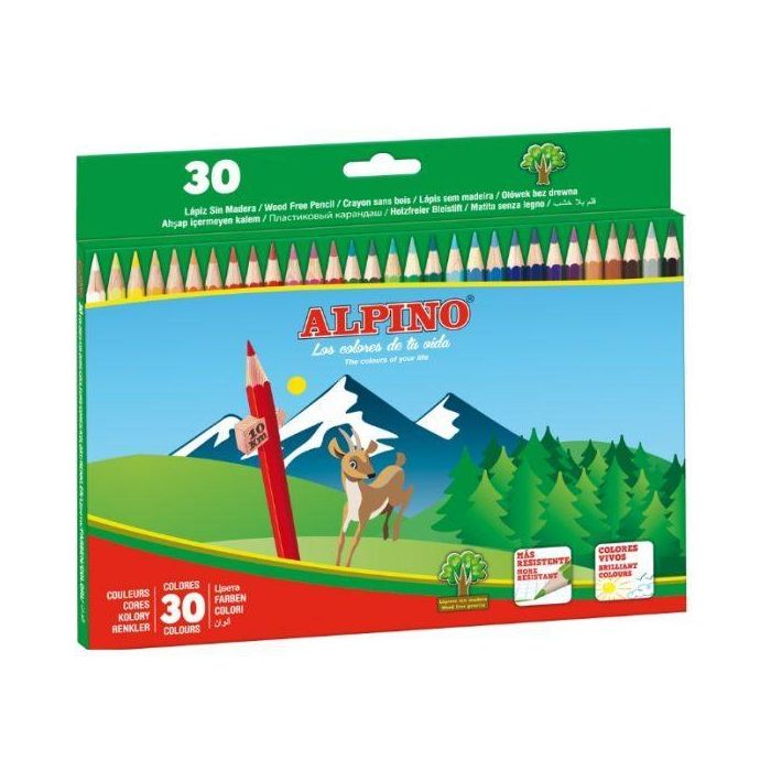 Alpino Lápices De Colores 175 mm C-Surtidos Estuche 30 Ud Alpino Lápices De Colores 175 mm C-Surtidos Estuche 30 Ud