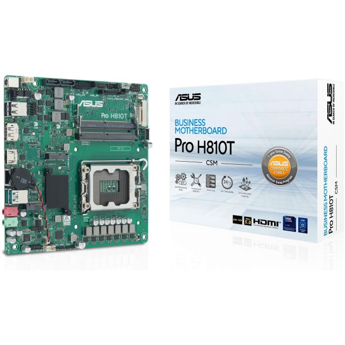ASUS Placa Base H810T-CSM para Intel Core Ultra Series 2, DDR5-SDRAM, Mini ITX 5 ASUS Placa Base H810T-CSM para Intel Core Ultra Series 2, DDR5-SDRAM, Mini ITX 5