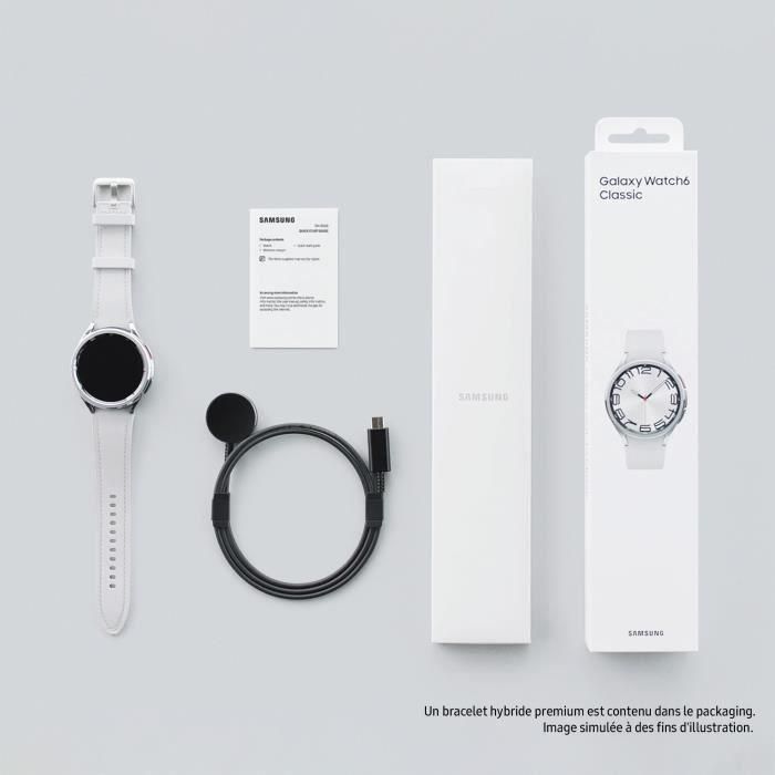 SAMSUNG Galaxy Watch6 Classic 47mm Plata Bluetooth 4