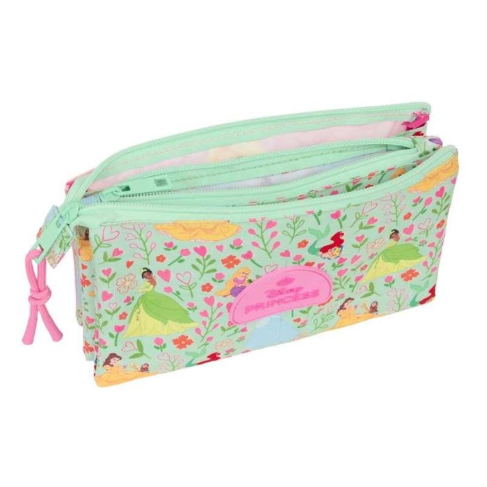 Bolso Escolar Portatodo Safta Triple Princesas Disney Bloom 120x220x30 mm 2 Bolso Escolar Portatodo Safta Triple Princesas Disney Bloom 120x220x30 mm 2