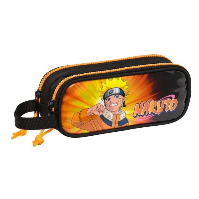 Portatodo Doble Naruto Negro Naranja 21 x 8 x 6 cm 3 Portatodo Doble Naruto Negro Naranja 21 x 8 x 6 cm 3
