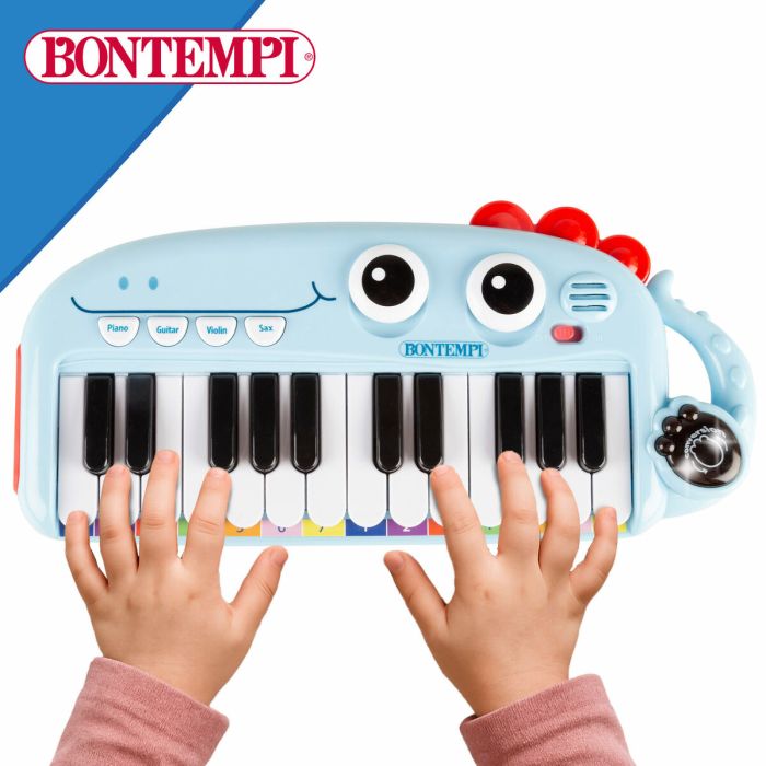 Piano Educativo Aprendizaje Bontempi Dino 30 x 4 x 14 cm (4 Unidades) 2
