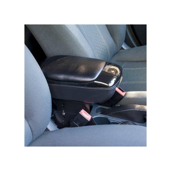 Abc Apoyabrazos Universal Negro Cs10 INT67325 para Coche con Compartimento y Portabebidas