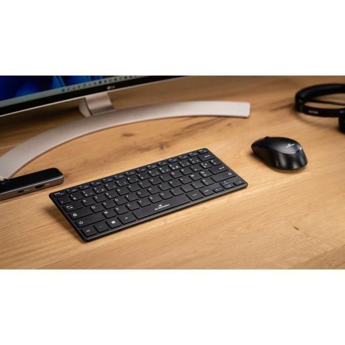 Paquete de teclado y mouse inalámbrico - Bluestork - Pack -Mini/FR - Ultra Compact - Negro 3 Paquete de teclado y mouse inalámbrico - Bluestork - Pack -Mini/FR - Ultra Compact - Negro 3