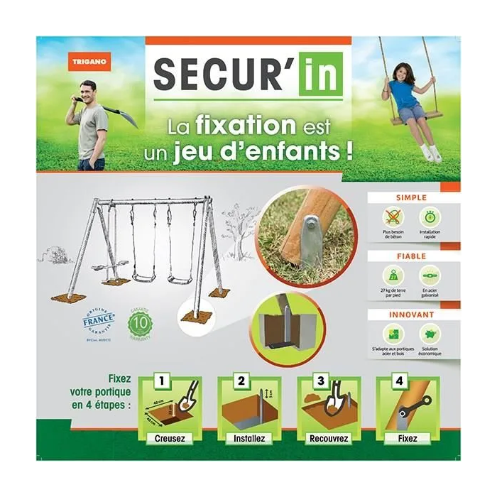 Aleo By Trigano Kit de Sellado Secur'In para Pórtico / Columpio 1