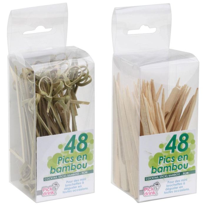 Juego De 48 Pinchos 2 Modelo Pick and Drink 10 cm  2