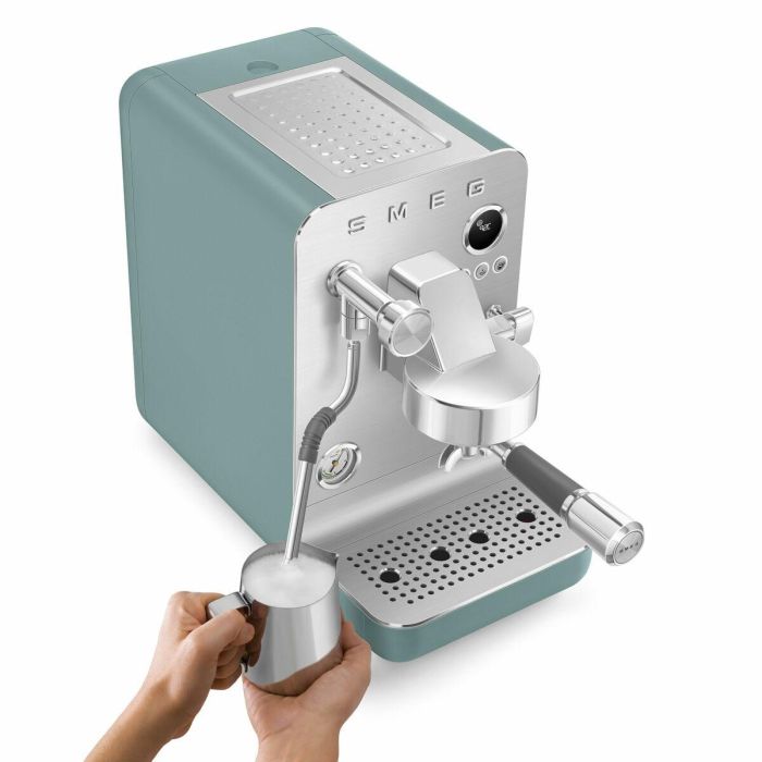 Cafetera Express de Brazo Smeg EMC02EGMEU Verde 1350 W 1 L 2 Cafetera Express de Brazo Smeg EMC02EGMEU Verde 1350 W 1 L 2