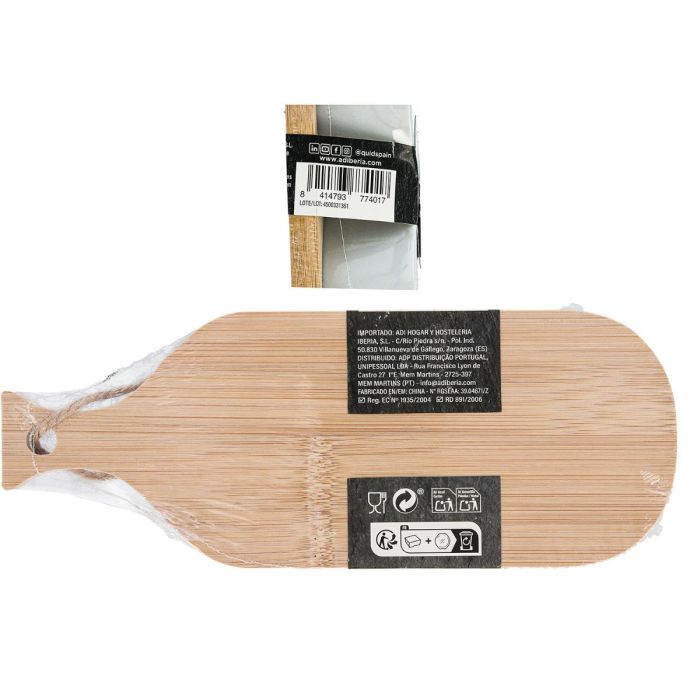 Tabla Aperitivo Bambú Cerámica Tapas Quid 20x8,5x3,9 cm 3