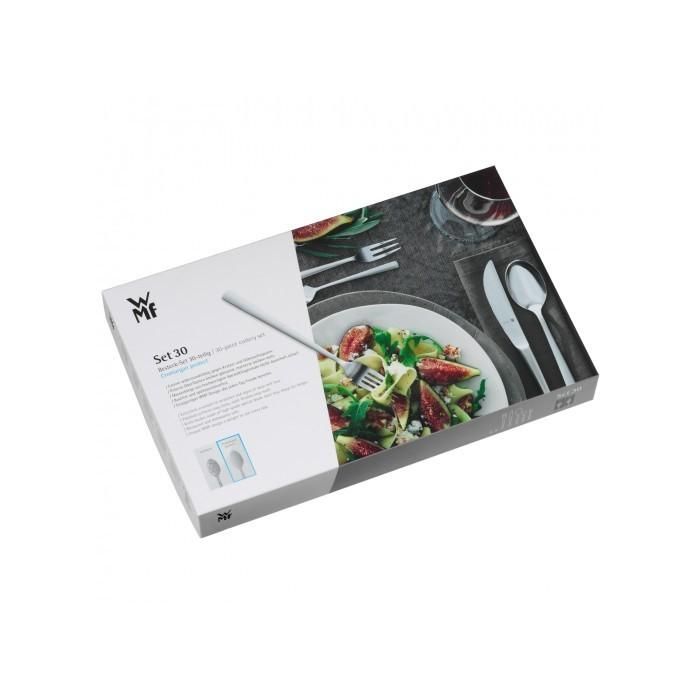 WMF 1140916340 Set de Cubiertos Merit 30 piezas, Acero Inoxidable Cromargan protect 7