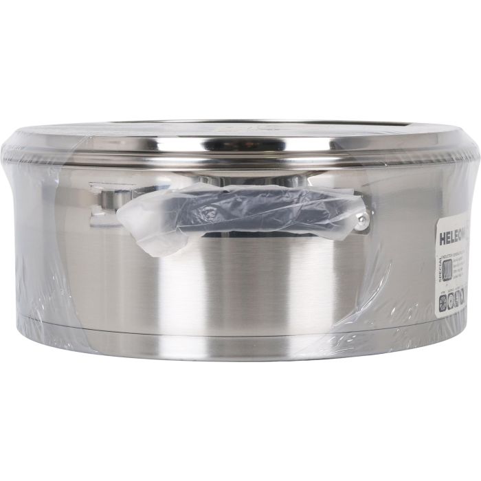 Cacerola de Acero Inoxidable Quttin 24 cm 4L con Tapa (4 Unidades) 2 Cacerola de Acero Inoxidable Quttin 24 cm 4L con Tapa (4 Unidades) 2
