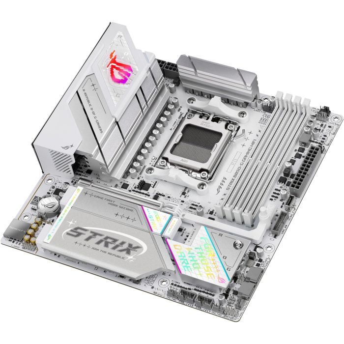 ASUS ROG STRIX B850-G GAMING WiFi Placa Base para PC, Chipset AMD B850, DDR5-SDRAM, Micro ATX 4