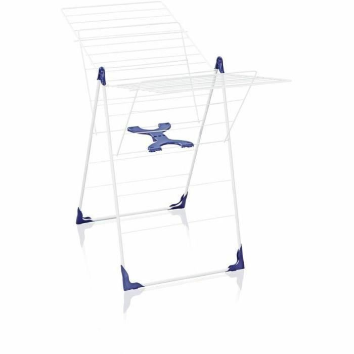 Leifheit 81408 Secadora con Cierre Semiautomático Classic 200 Flex, Blanco y Azul, 20 Metros 6 Leifheit 81408 Secadora con Cierre Semiautomático Classic 200 Flex, Blanco y Azul, 20 Metros 6