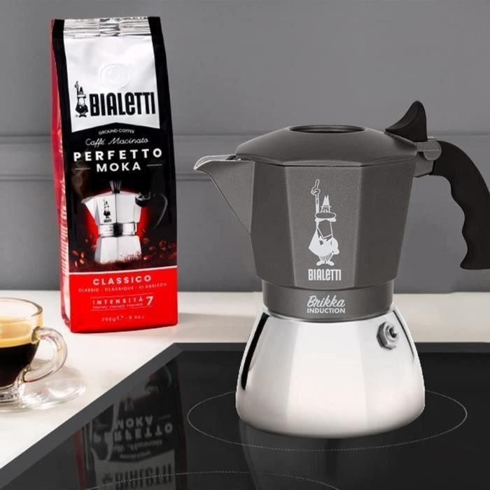 Bialetti - Brikka Cafetie italiano - Inducción 4 tazas 2 Bialetti - Brikka Cafetie italiano - Inducción 4 tazas 2