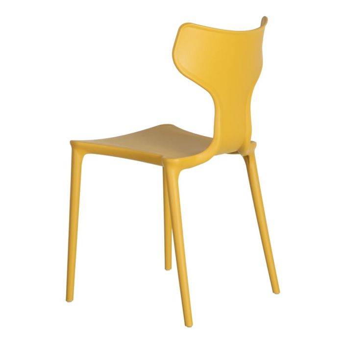 Silla Apilable Amarillo Polipropileno 47 X 41 X 83,50 cm