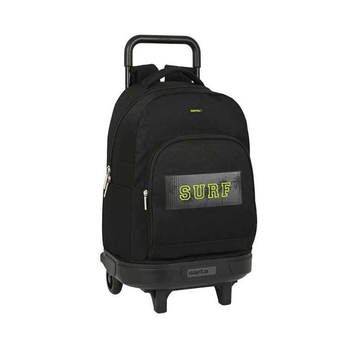 Mochila Escolar con Ruedas Safta Surf Negro (33 x 45 x 22 cm) 3 Mochila Escolar con Ruedas Safta Surf Negro (33 x 45 x 22 cm) 3