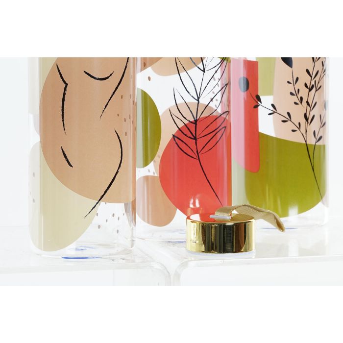 DKD Home Decor Botella Silueta Shengda Borosilicato Inox 550ml 6.5 x 23 x 6.5 cm (6 Unidades) 1 DKD Home Decor Botella Silueta Shengda Borosilicato Inox 550ml 6.5 x 23 x 6.5 cm (6 Unidades) 1