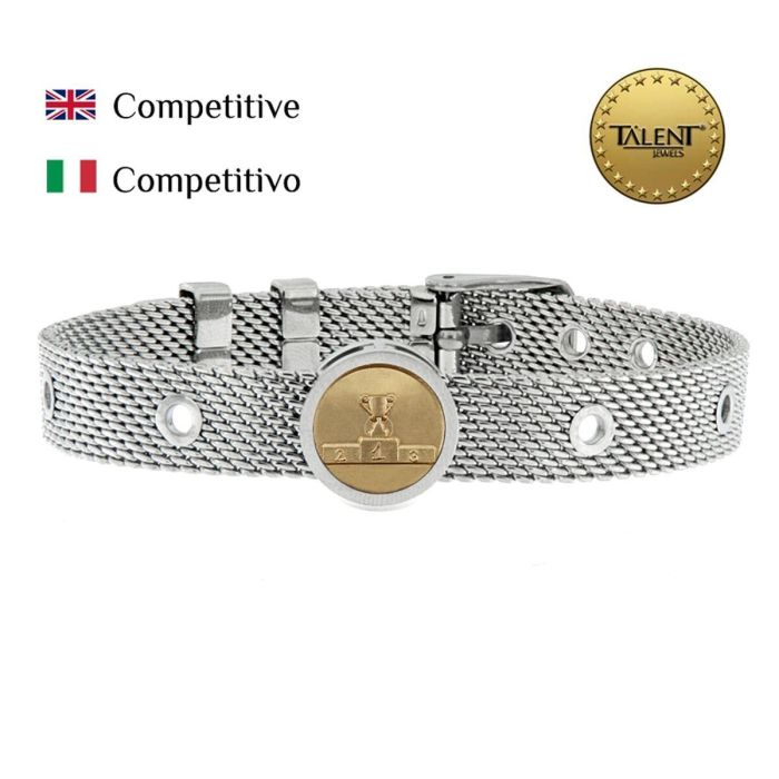Pulsera Unisex Competitive Talent Jewels TJA-5-04-01-1-235 Plateado 1