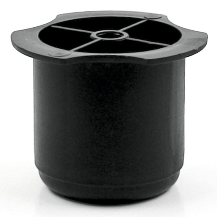Q&Q Ø56 H60 M10 Pata Plástico Primah Negra para Tornillo Hexagonal M-10 (No Incluido)