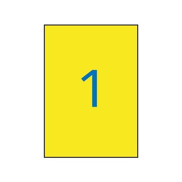 Apli Etiquetas Adhesivas Resistentes Interperie 210x297 mm Láser C-Rectos 1 X 20H Amarillo Apli Etiquetas Adhesivas Resistentes Interperie 210x297 mm Láser C-Rectos 1 X 20H Amarillo