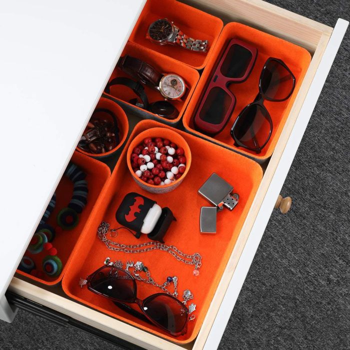 Confortime Set de 3 Organizadores de Fieltro 28x19x6 cm (6 Unidades) 4