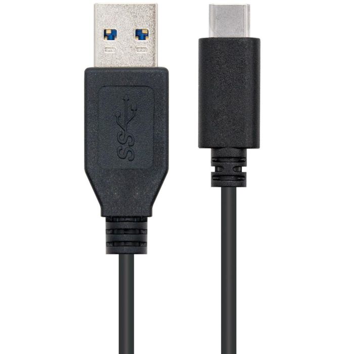 Cable USB 3.1 Nanocable 10.01.4001/ USB Tipo-C Macho - USB Macho/ 1m/ Negro 1 Cable USB 3.1 Nanocable 10.01.4001/ USB Tipo-C Macho - USB Macho/ 1m/ Negro 1
