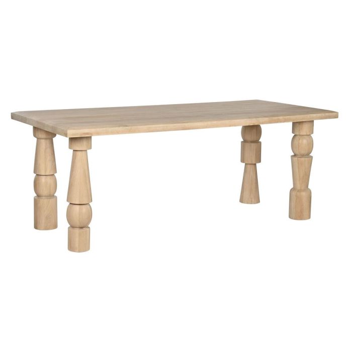 Mesa Comedor Moderno DKD Home Decor Natural 90 x 76 x 200 cm Mesa Comedor Moderno DKD Home Decor Natural 90 x 76 x 200 cm