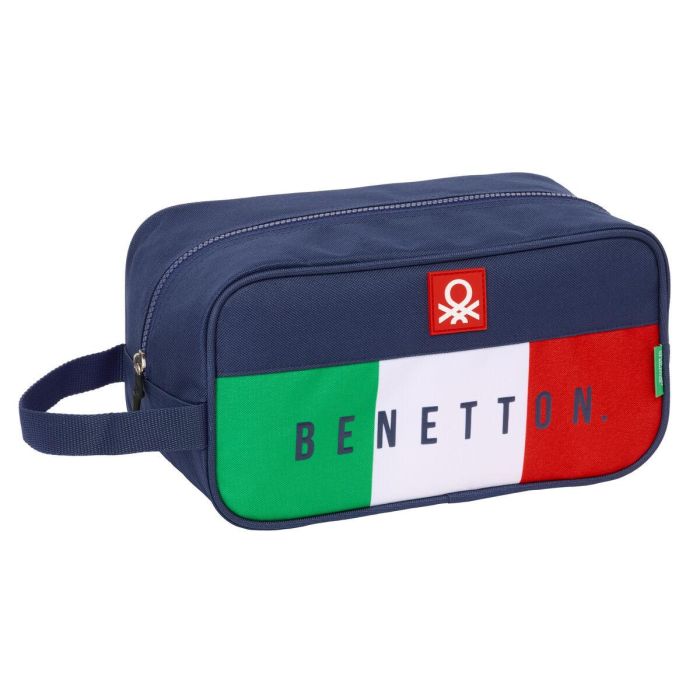 Zapatillero de Viaje Benetton Flag Azul marino 29 x 15 x 14 cm