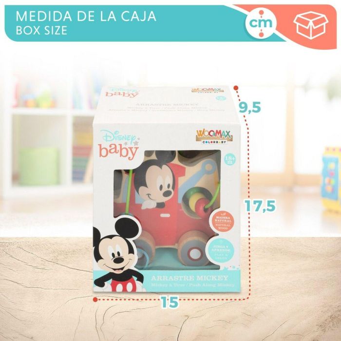 Juguete de arrastre Disney Madera (6 Unidades) 1