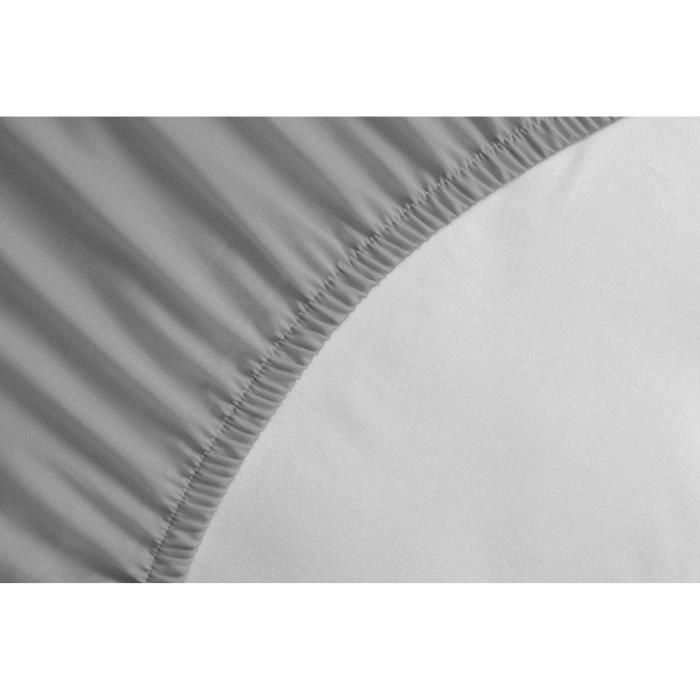 Sábana bajera ajustable - HOME LINGE PASSION - HP71761 - 90 x 190 cm + capó 30 cm - Microfibra - 82 g - Gris claro 2 Sábana bajera ajustable - HOME LINGE PASSION - HP71761 - 90 x 190 cm + capó 30 cm - Microfibra - 82 g - Gris claro 2