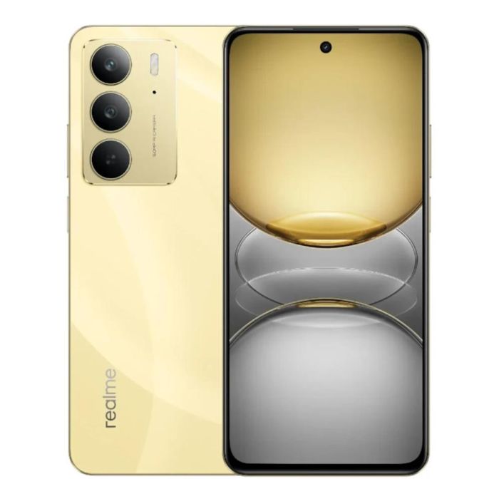 Realme C75 Smartphone, Pantalla 6.72 Pulgadas FHD+, 8GB RAM, 256GB Almacenamiento, Batería 5828 mAh, Carga Rápida 45W, Color Lightning Gold
