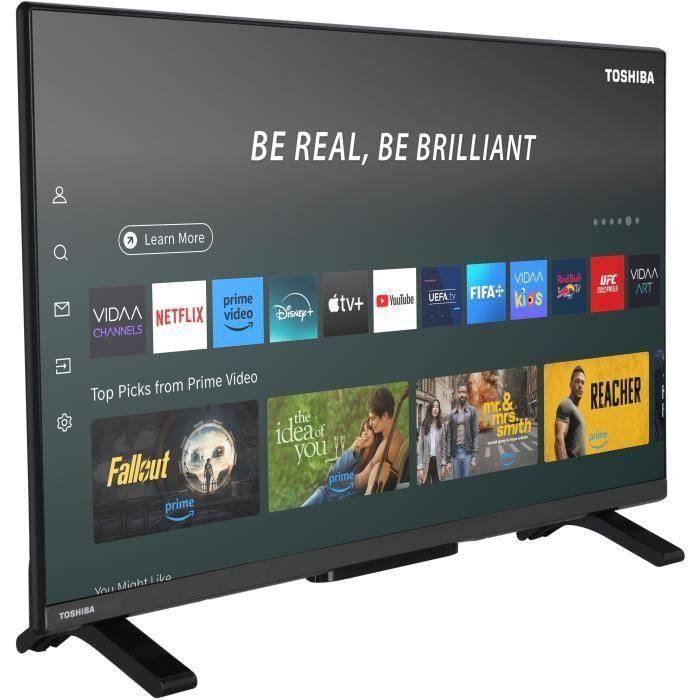 Smart TV Toshiba 32QV2F63DG 32" LED UHD 1 Smart TV Toshiba 32QV2F63DG 32" LED UHD 1