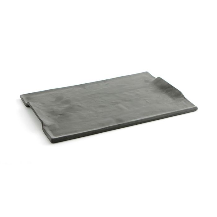 Quid Bandeja Rectangular Cerámica Mineral Gres Negra 35x23 cm Pack 6 Unidades. Alta Resistencia, Apta Lavavajillas y Microondas. 1 Quid Bandeja Rectangular Cerámica Mineral Gres Negra 35x23 cm Pack 6 Unidades. Alta Resistencia, Apta Lavavajillas y Microondas. 1