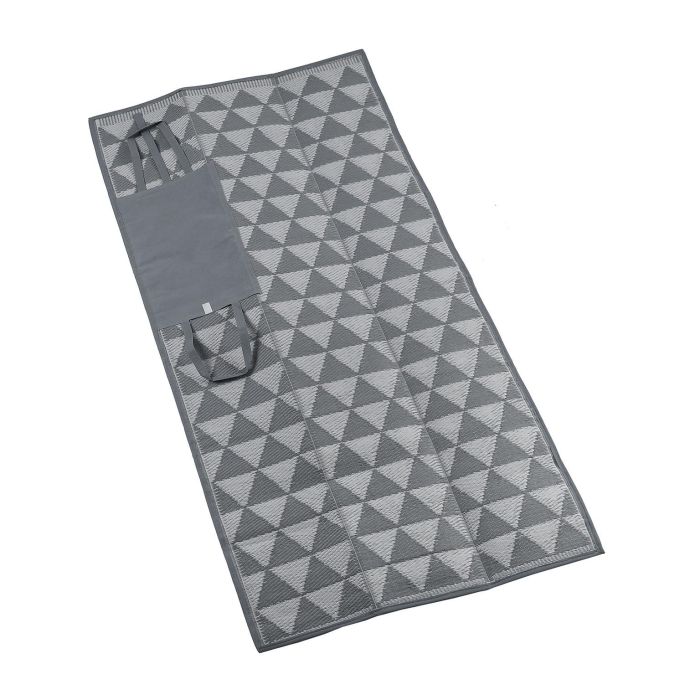 Alfombra Picnic Gris Triangu Versa 90X1CM (2 Unidades) Alfombra Picnic Gris Triangu Versa 90X1CM (2 Unidades)
