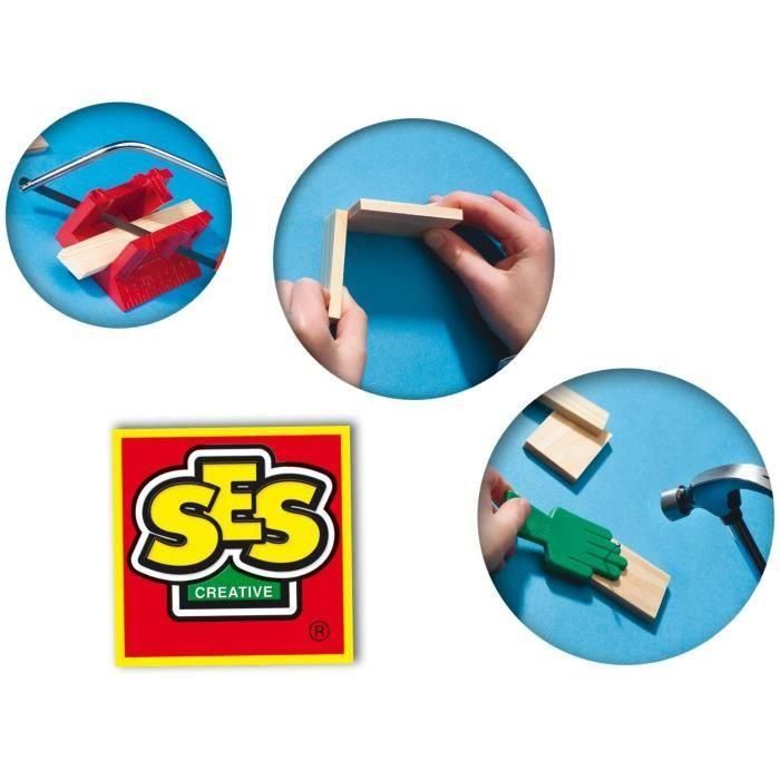 SES CREATIVE Taller de carpintería grande - 5 años - Niño 2 SES CREATIVE Taller de carpintería grande - 5 años - Niño 2