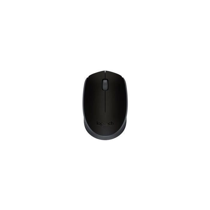 Logitech M171 Ratón Inalámbrico USB Negro, 2.4GHz, 10m Alcance, 12 Meses Batería, Compatible Windows/Mac/Chrome