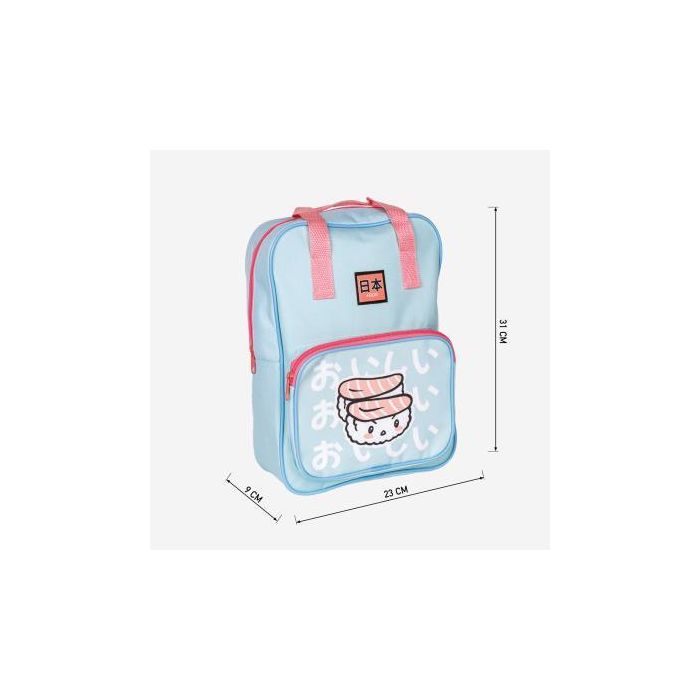 Mochila Escolar Otaku Azul claro 3 Mochila Escolar Otaku Azul claro 3