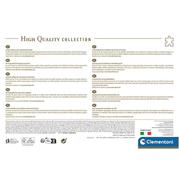 Clementoni Puzzle The Magnificent Grand Canal High Quality 2000 Piezas 97,5x66,8cm 4