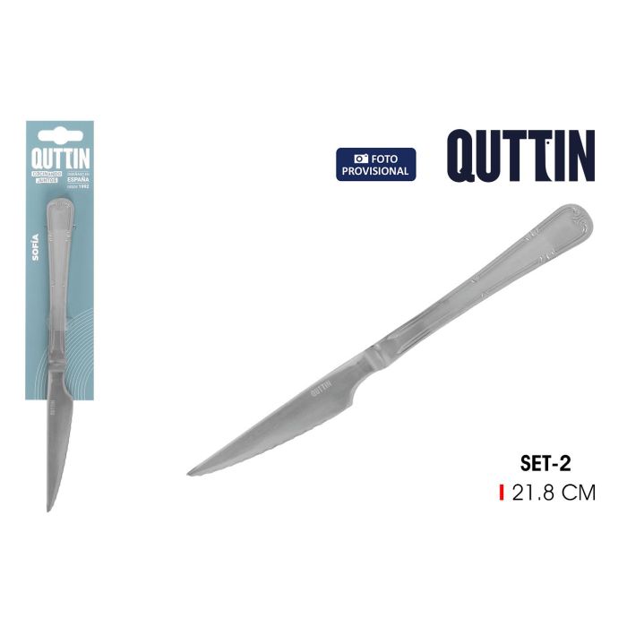 Inde - Set de 2 Cuchillos para Carne "Sofia" de 21.5 cm (12 Cajas) 0 Inde - Set de 2 Cuchillos para Carne "Sofia" de 21.5 cm (12 Cajas) 0