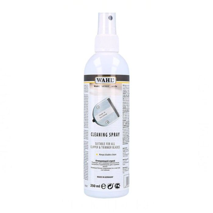 Wahl Moser Spray Limpiador para Cuchillas 250 ml (4005-7052) - Limpieza y Prevención de Corrosión